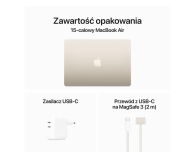 Apple MacBook Air M3/16GB/256/Mac OS Księżycowa poświata 10R GPU - 1292444 - zdjęcie 10